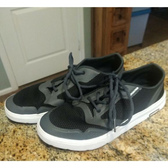 Quiksilver Amphibian Plus Shoe Black Grey White EUC size 7 Water Outdoor Skate - Picture 4 of 12